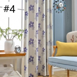 Mørklægningsgardin Skræddersyet Nordisk Blomst Jacquard Til Stue Soveværelse