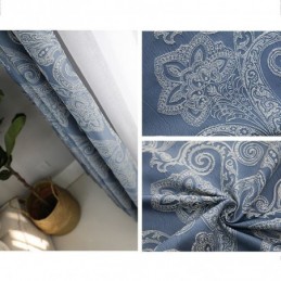 Europæisk Mørklægningsgardin, Specialfremstillet, Gardin I Jacquard Til Stue, Soveværelse
