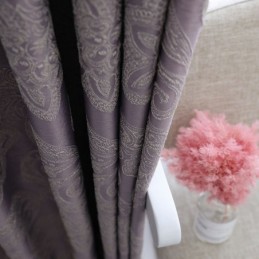 Europæisk Mørklægningsgardin, Specialfremstillet, Gardin I Jacquard Til Stue, Soveværelse