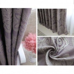 Europæisk Mørklægningsgardin, Specialfremstillet, Gardin I Jacquard Til Stue, Soveværelse