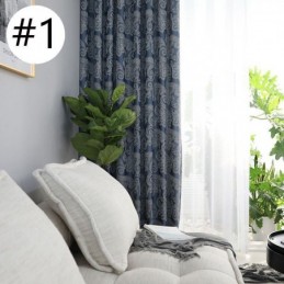 Europæisk Mørklægningsgardin, Specialfremstillet, Gardin I Jacquard Til Stue, Soveværelse