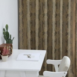 Mørklægningsgardin Skræddersyet Nordisk Jacquard Til Stue Soveværelse