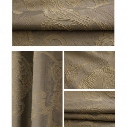 Mørklægningsgardin Skræddersyet Nordisk Jacquard Til Stue Soveværelse