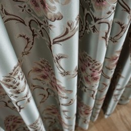 Europæiske Mørklægningsgardiner Med Jacquardmønstre Til Stue/Soveværelse
