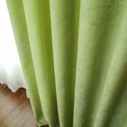 Mørklægningsgardin Skræddersyet Nordisk Ensfarvet Jacquard Til Stue Soveværelse
