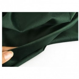 Mørkegrøn Flannel Mørklægningsgardin Skræddersyet Minimalistisk Ensfarvet Stof Stue Soveværelse