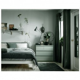 Mørkegrøn Flannel Mørklægningsgardin Skræddersyet Minimalistisk Ensfarvet Stof Stue Soveværelse