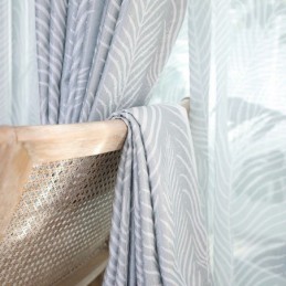 Mørklæggende Gardin Med Bladeprint, Specialfremstillet Gardin, Nordisk Til Stue, Soveværelse