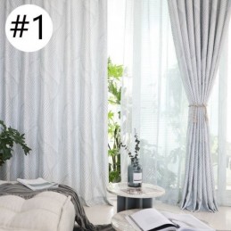 Mørklæggende Gardin Med Bladeprint, Specialfremstillet Gardin, Nordisk Til Stue, Soveværelse