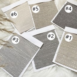Moderne Mørklægningsgardiner Ensfarvet Jacquard Til Stuen
