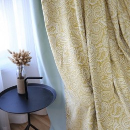 Moderne Bomuldsgardin, Specialfremstillet, Gardinplante, Jacquard, Til Stue, Soveværelse