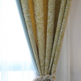 Moderne Bomuldsgardin, Specialfremstillet, Gardinplante, Jacquard, Til Stue, Soveværelse