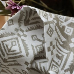 Luksuriøse Jacquard-Gardiner Geometriske Mørklægningsgardiner Til Stuen