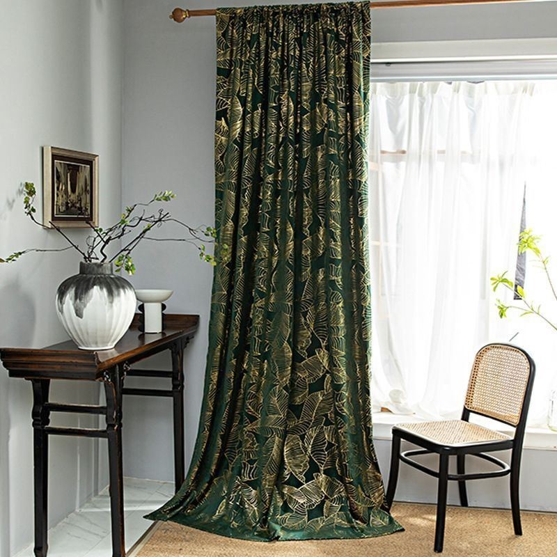 Flannel Bronze Gardiner Simpelt Mørklægningsgardin Skræddersyet Gardin Til Soveværelse Stue