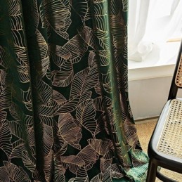 Flannel Bronze Gardiner Simpelt Mørklægningsgardin Skræddersyet Gardin Til Soveværelse Stue