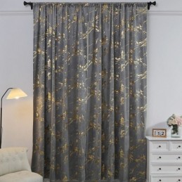Flannel Bronze Gardiner Simpelt Mørklægningsgardin Skræddersyet Gardin Til Soveværelse Stue