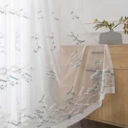 Broderede Tylgardiner Voile...
