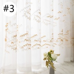 Broderede Tylgardiner Voile Organza Til Stue/Soveværelse