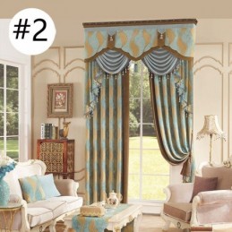 Luksuriøst Chenille Jacquard-Gardin, Skræddersyet, Elegant Design Til Soveværelse, Dekorativt