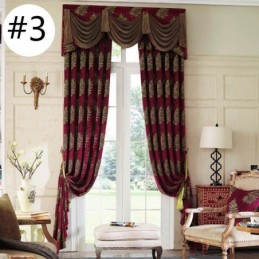Luksuriøst Chenille Jacquard-Gardin, Skræddersyet, Elegant Design Til Soveværelse, Dekorativt
