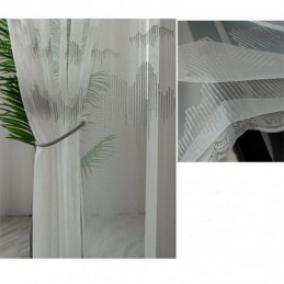 Dekorative Transparente Gardiner, Skræddersyet Gardinlinje, Broderet Tylgardiner, Stue, Soveværelse