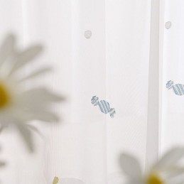 Dekorativt, Transparent Gardin, Specialfremstillet Gardin, Slikbroderet Tylgardiner Til Soveværelse