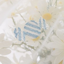 Dekorativt, Transparent Gardin, Specialfremstillet Gardin, Slikbroderet Tylgardiner Til Soveværelse