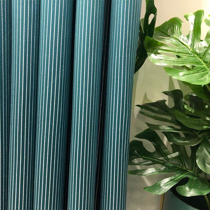 Vertikale Striber Af Jacquard-Mørklægningsgardiner Til Stuen