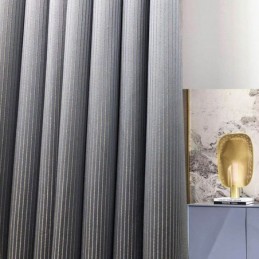 Vertikale Striber Af Jacquard-Mørklægningsgardiner Til Stuen