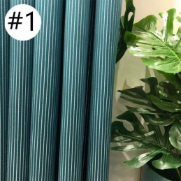 Vertikale Striber Af Jacquard-Mørklægningsgardiner Til Stuen
