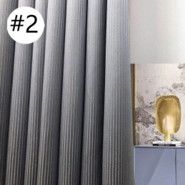 Vertikale Striber Af Jacquard-Mørklægningsgardiner Til Stuen