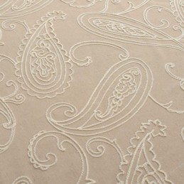 Vintage Semi-Mørklæggende Gardin Skræddersyet Gardin Luksus Broderi Stue