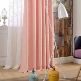 Vintage Semi-Mørklæggende Gardin Skræddersyet Gardin Luksus Broderi Stue