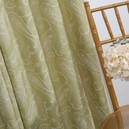 Vintage Semi-Mørklæggende Gardin Skræddersyet Gardin Luksus Broderi Stue