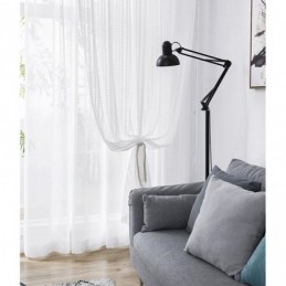 Lille Bladmønster Transparent Gardin, Skræddersyet Gardinpanel, Europæisk Stil, Blonde Voile, Karnap, Soveværelse