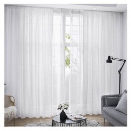 Lille Bladmønster Transparent Gardin, Skræddersyet Gardinpanel, Europæisk Stil, Blonde Voile, Karnap, Soveværelse