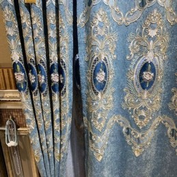 Luksusgardin Skræddersyet Til Gardinbroderi I Europæisk Stil