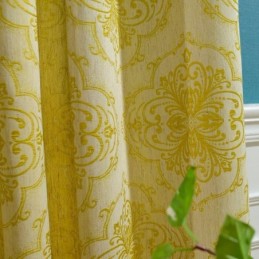 Simple Max Mørklægningsgardin Skræddersyet Gardin Blomst Stamen Jacquard Soveværelse