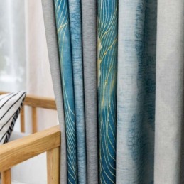 Modern Max Mørklægningsgardin, Specialfremstillet, Fortykket, Blækprintet, Soveværelse