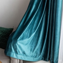 Nordisk Stil Gardin Skræddersyet Gardin Massivt Flannel Til Stue Hotel