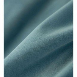 Minimalistisk Blå Flannel Mørklægningsgardin Skræddersyet Stof Gardin Ensfarvet Stof Stue Soveværelse