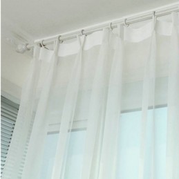 Moderne Hvide Transparente Gardiner Avanceret Tilpasning