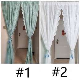 Elegante, Transparente Voilegardiner, Dekorative Vinduesgardiner Til Stue, Soveværelse