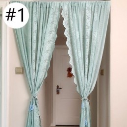Elegante, Transparente Voilegardiner, Dekorative Vinduesgardiner Til Stue, Soveværelse