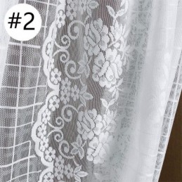 Elegante, Transparente Voilegardiner, Dekorative Vinduesgardiner Til Stue, Soveværelse