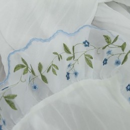 Moderne Jacquard Transparente Gardiner Nordisk Vinduesbeklædning Til Stuen