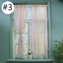 Moderne Jacquard Transparente Gardiner Nordisk Vinduesbeklædning Til Stuen