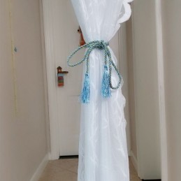 Moderne, Transparente Fuglegardiner I Hvid Tyl Til Stuen