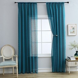 Nordisk Transparent Gardin, Specialfremstillet Gardin, Enkle Voilegardiner Til Stue, Soveværelse