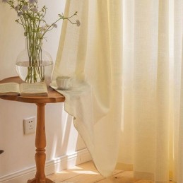 Nordiske Tylgardiner Moderne Transparente Voilegardiner Skræddersyede Gardiner Til Stue/Soveværelse